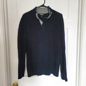 Express Men's 1/4 Button Sweater